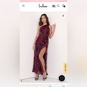 Lulus maxi gown dress bridesmaids